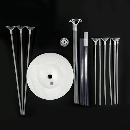 Stojak na balony stelaż Transparentny 140 cm