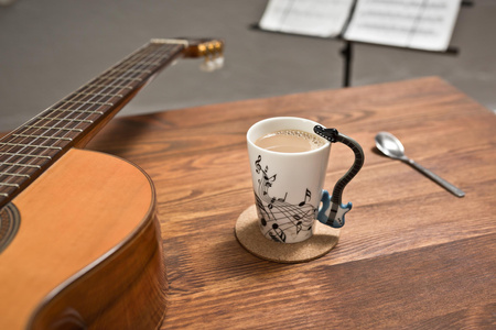 Kubek muzyka - GITARA NIEBIESKA