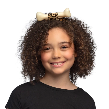 Opaska do włosów z kością jaskiniowiec Wilma