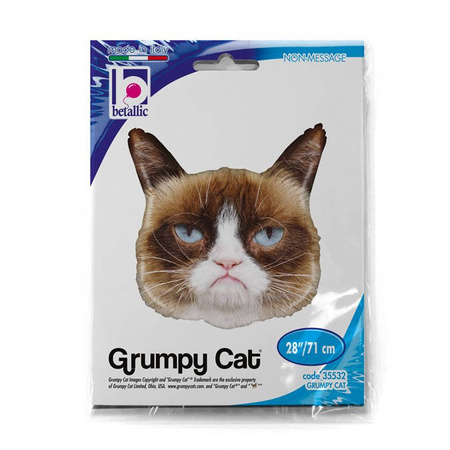 Grumpy Cat Kot balon foliowy 28"