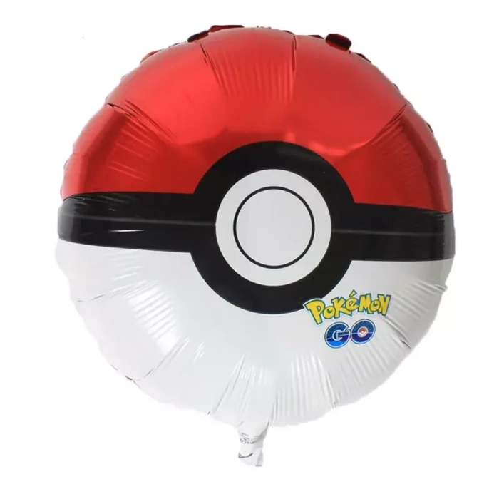 Balon foliowy Pokemon Go Pokeball okrągły 18 cali
