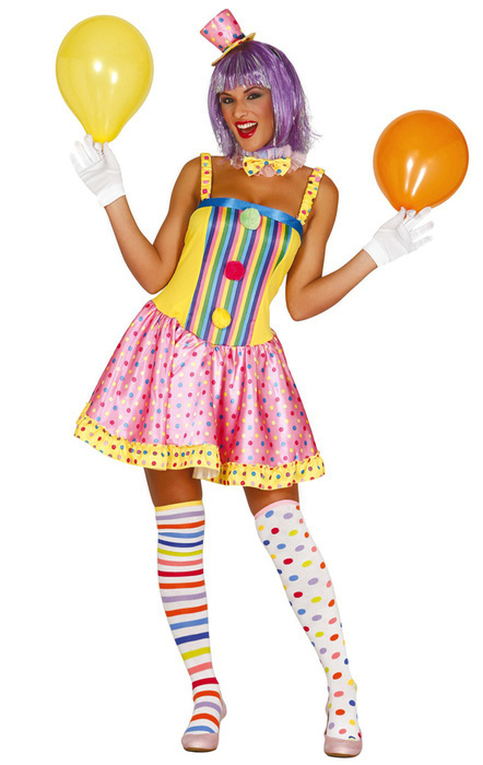 Strój Klaun kobieta KLAUNINKA