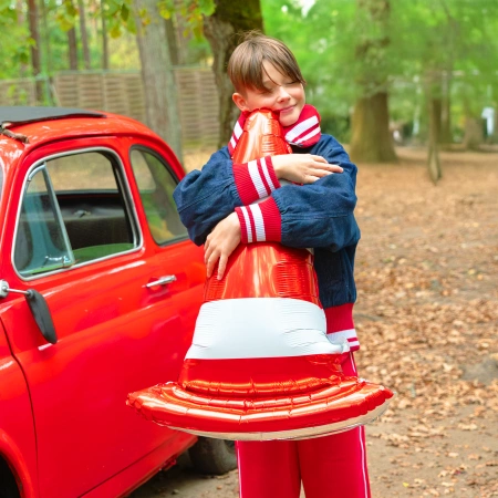 Balon foliowy stojący Pachołek drogowy 65x88 cm