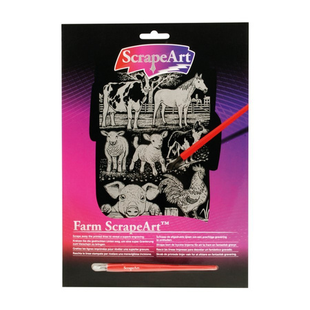 Zdrapywanka kreatywna zwierzęta ScrapeArt