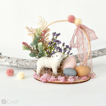 Mech kreatywny dekoracyjny chrobotek opakowanie 30g RÓŻOWY