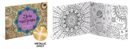 Kolorowanka dla dorosłych Złote Marzenia A4 16 kartek