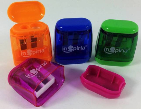 Temperówka INSPIRIA podwójna z pojemnikiem