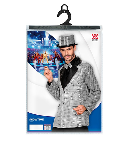 Marynarka męska srebrna cekiny imprezowa