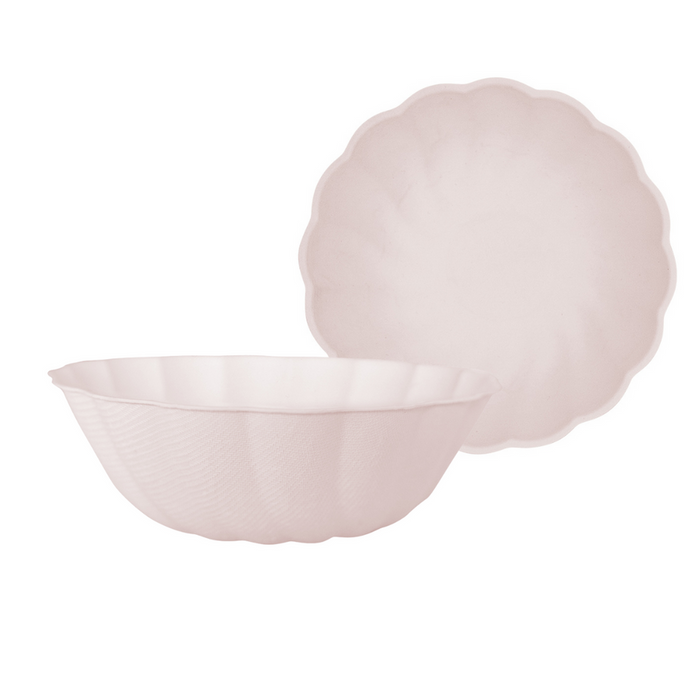 Miseczka miska okrągła Vert Decor 6 szt. różowe
