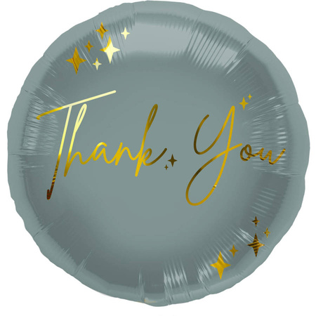 Balon Foliowy Thank You Dziękuję 45 cm