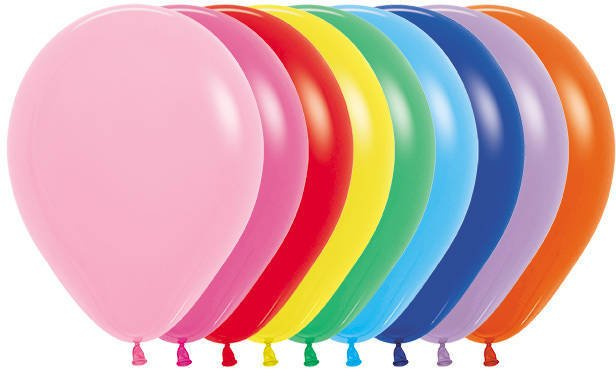 Balony Sempertex Solid 5'' 100 szt Mix kolorów