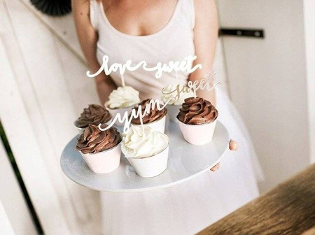 Papilotki na babeczki muffinki eleganckie pastel 6 szt.