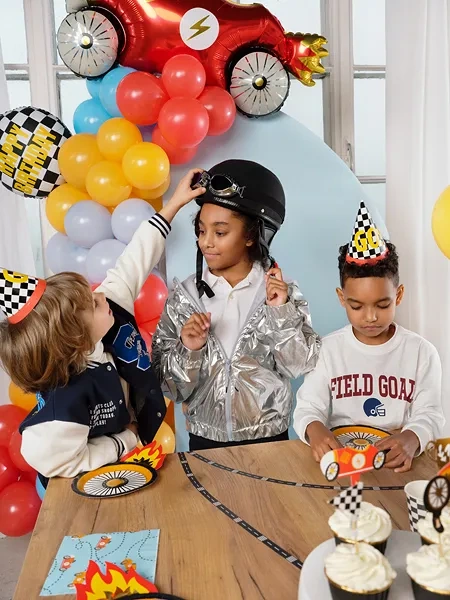 Toppery pikery dekoracje do muffinek Autka 4 szt.