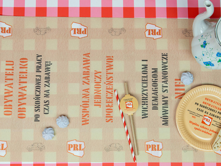 Bieżnik obrus PRL 40 cm x 5 m