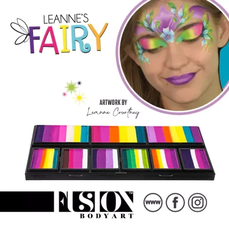 Leanne's Fairy Collection - Petal Palette Paleta Farby do twarzy i ciała FUSION