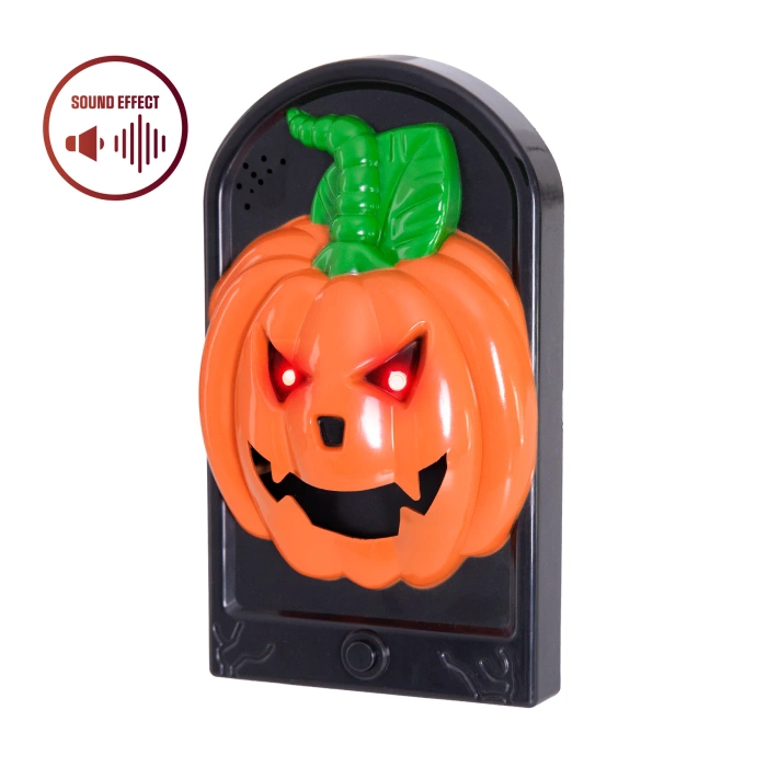 Dzwonek do drzwi Halloween 19,5x11 cm DYNIA  z dźwiękiem i światłem