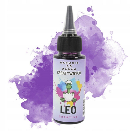 Barwnik w płynie FIOLETOWY - 50 ml - Leo Creative