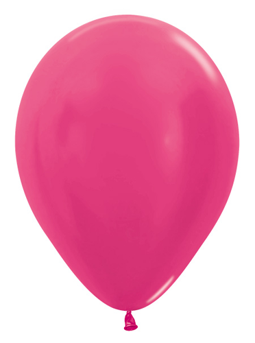 Balony Sempertex Metallic 10'' 100 szt. Fuchsia