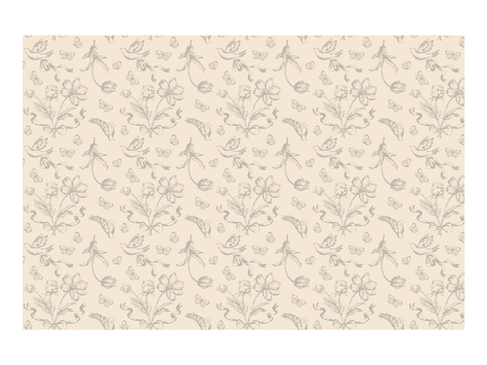 Obrus foliowy Kwiaty beżowy 180x120 cm