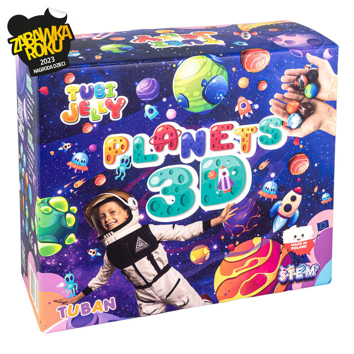 Kreatywny zestaw Tubi Jelly Planety DIY
