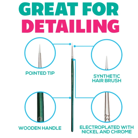 Pędzel do malowania twarzy i ciała KrazeFX - Round 1