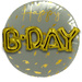 Balon Foliowy Happy B-Day 3D trójwymiarowy 56 cm