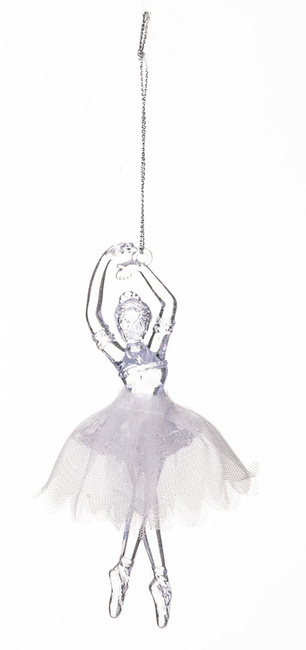 Zawieszki na choinkę bombki baletnice 2 szt.
