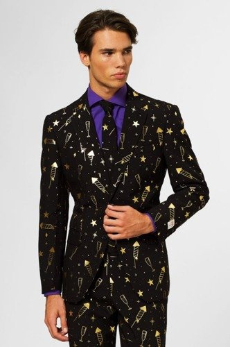 Garnitur męski FANCY FIREWORKS zestaw