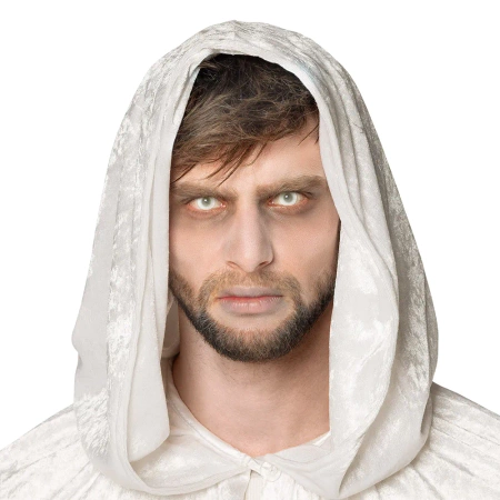 Soczewki kontaktowe tygodniowe białe Duch Boland