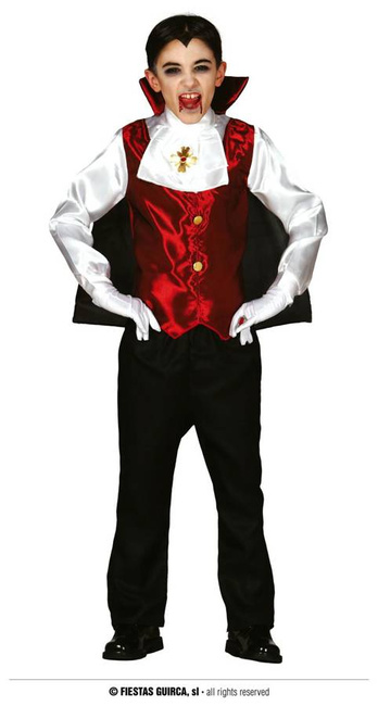 Strój dla dziecka Dracula wampir z peleryną