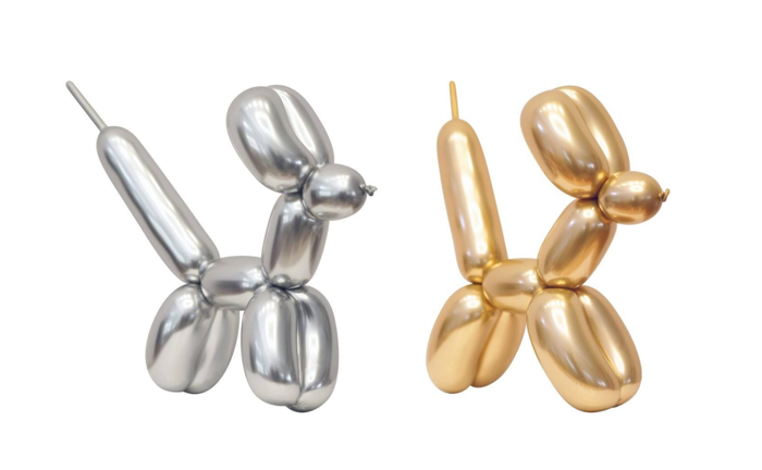 Balony do modelowania Chrome platynowe 260Q Beauty&Charm 50 szt.