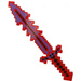 Miecz MINECRAFT Efekty świetlne i dźwiękowe 62 cm MIX