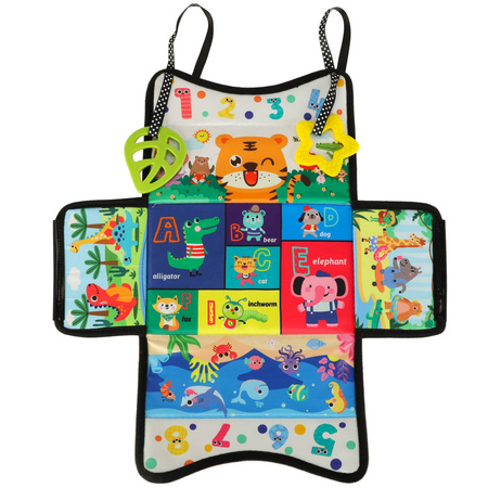 Sorter pudełko z chusteczkami sensoryczne montessori mata 2w1