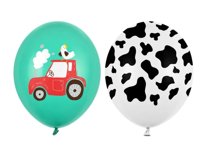 Balon lateksowy Farma 12 cali 30 cm 2 wzory do wyboru