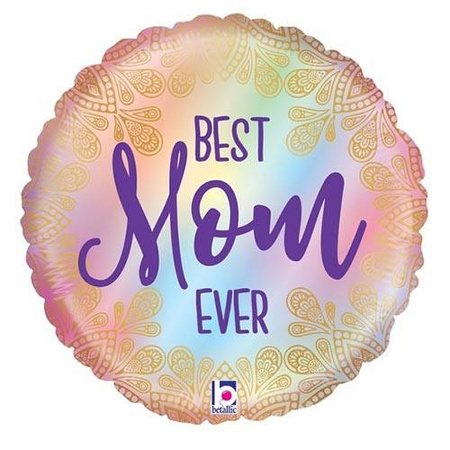 Balon foliowy na Dzień Mamy Best Mom Ever 53 cm