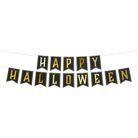 Baner girlanda Happy Halloween flagi 250 cm
