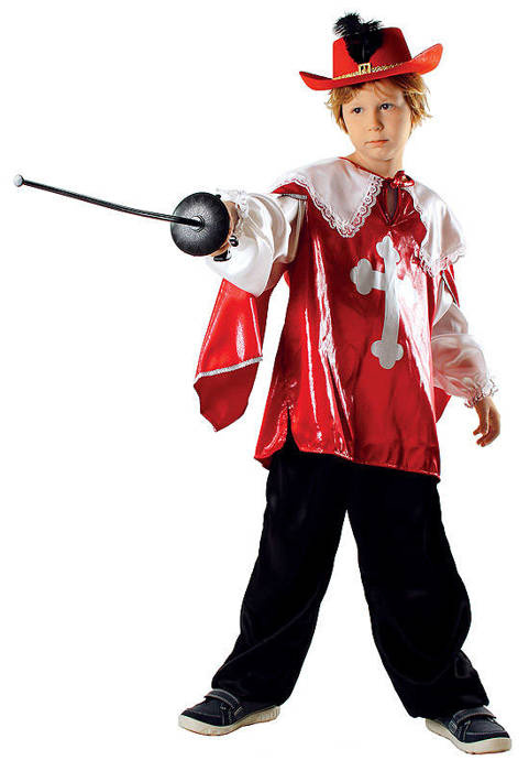 Strój MUSZKIETER CZERWONY