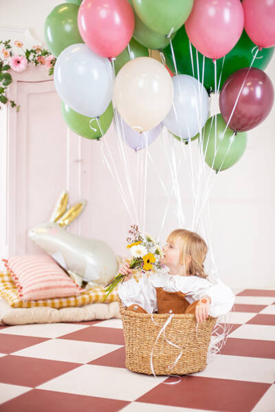 Balon Strong jednokolorowy 12 cali 100 szt. Pastel Rosemary Green