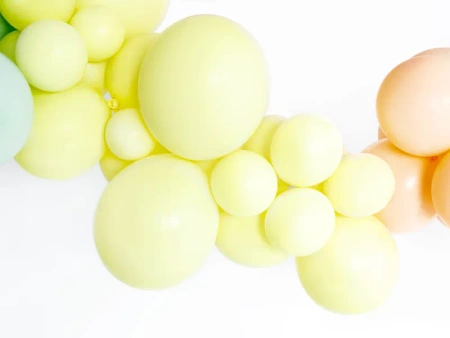 Balon Strong jednokolorowy 5 cali 100 szt. Pastel Light Yellow