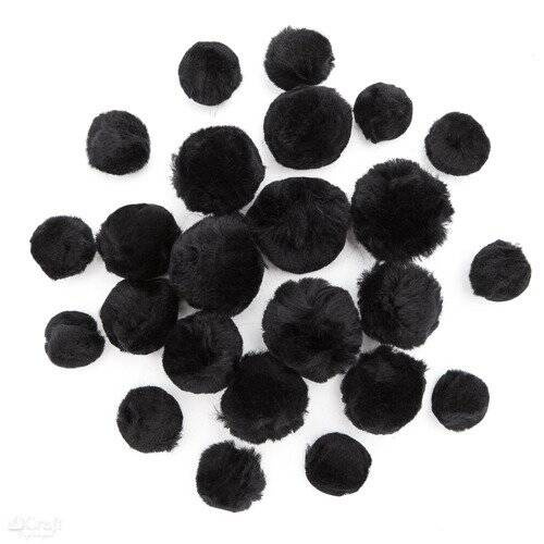 Pompony akrylowe  24 szt