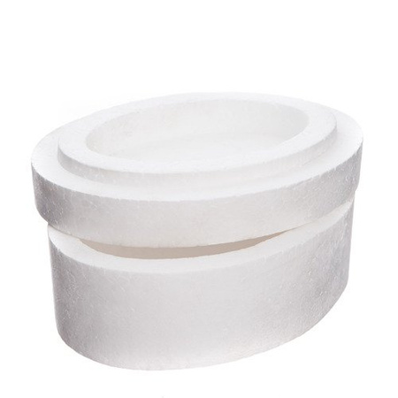 Pudełko styropianowe okrągłe 13,5 cm