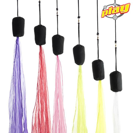 SCARF POI do żonglowania kolor RÓŻOWY