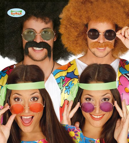 Okulary Hipisa w stylu Hippie hawajskie retro LENONKI