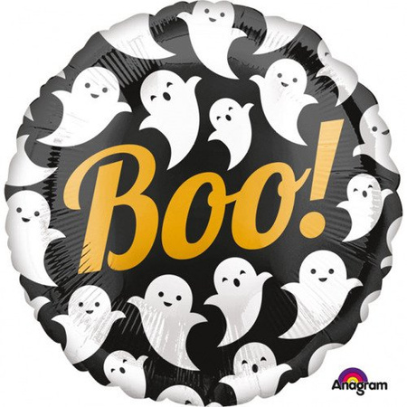 Duszki Boo! okrągły balon foliowy Anagram 18''