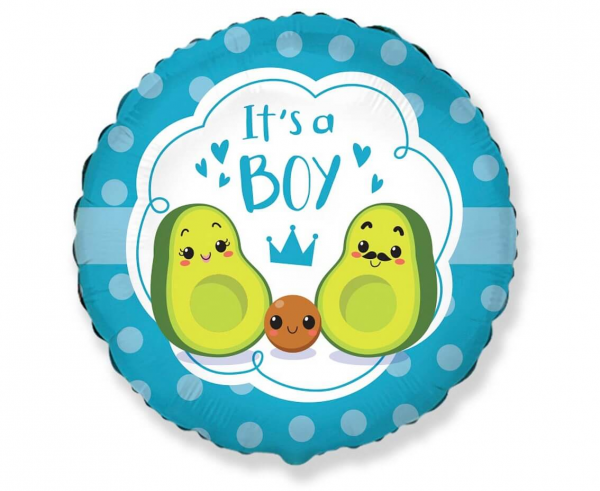 It's a Boy Avocado Balon foliowy 18''