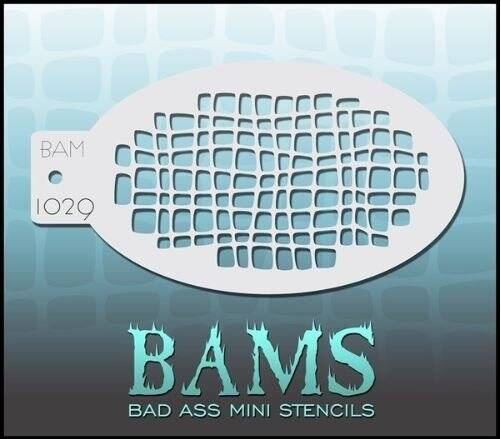 Szablon do malowania twarzy i ciała Bad Ass Mini Stencils