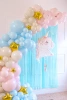 Balon Strong jednokolorowy 43 cm 17 cali 25 szt. Pastel Baby Blue