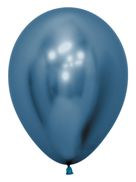 Balony Sempertex Chrome Shiny Reflex Blue 12 cali 50 szt.