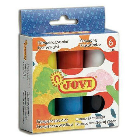 Farby plakatowe 6 kolorów JOVI 6x15 ml
