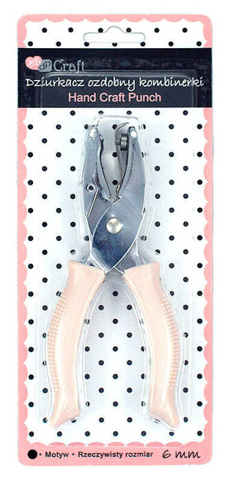 Dziurkacz ozdobny kombinerki konfetti kółko 6mm